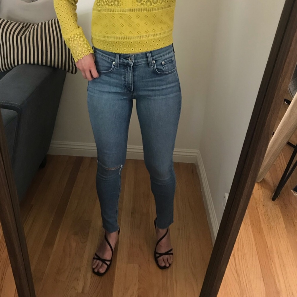 😍Rag & Bone Skinny Ankle Jeans
